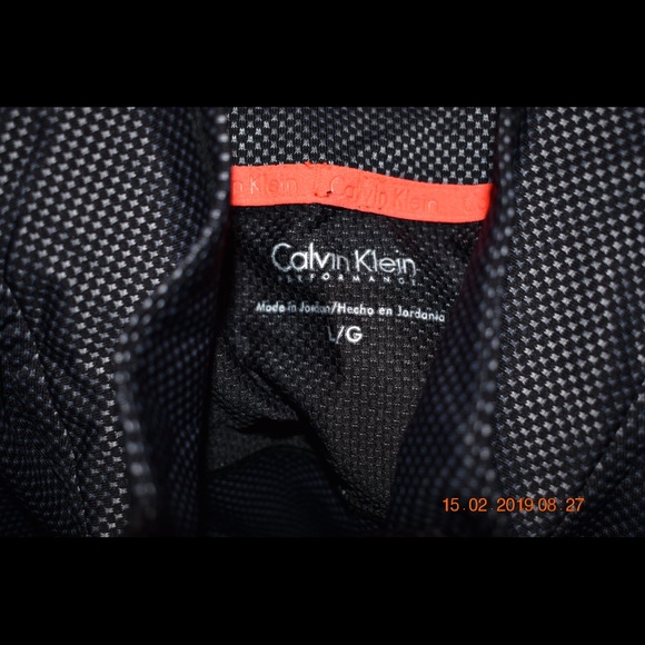 Calvin Klein Mens size large black pullover EUC - Picture 5 of 8